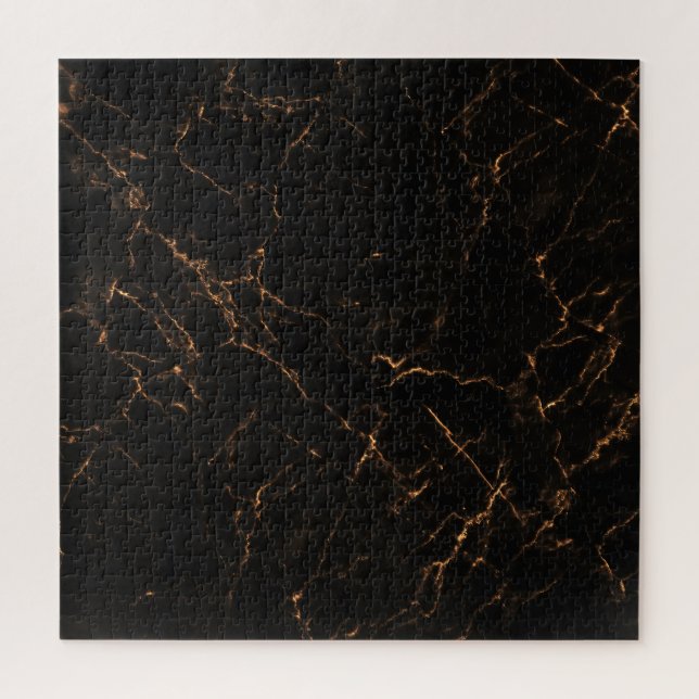 Luxurious Black Marble: Elegant Texture Jigsaw Puzzle (Vertical)