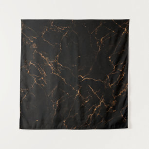 Luxurious Black Marble: Elegant Texture Tapestry
