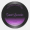 Luxurious Black Purple Product Labels Soft Glitter