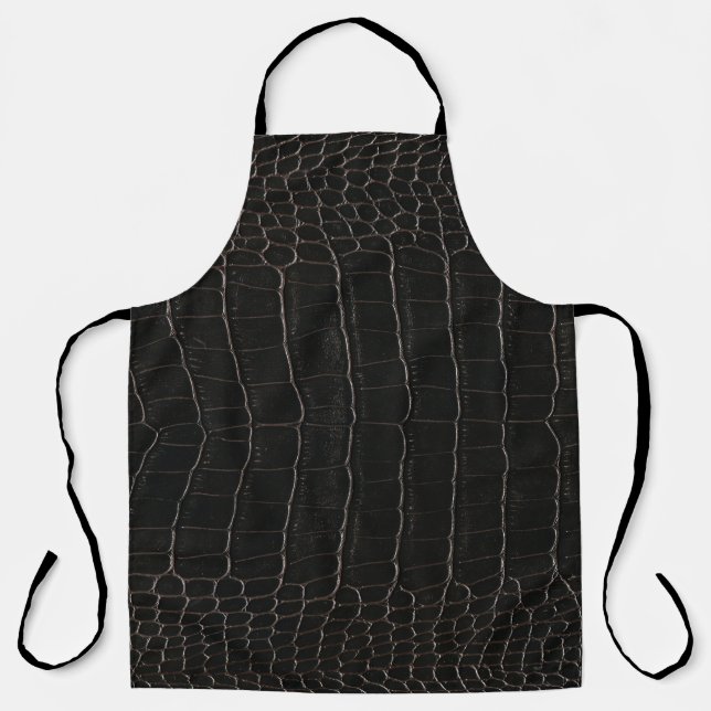 Luxurious crocodile leather: textile texture. apron (Front)