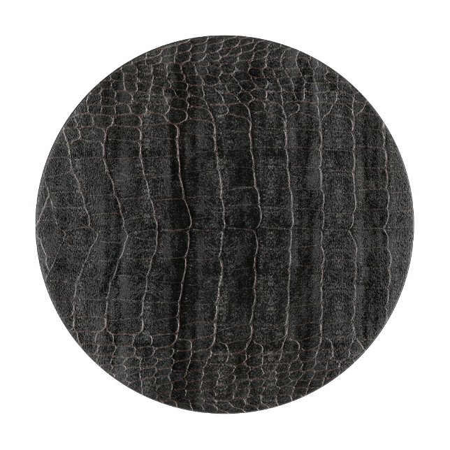 Luxurious crocodile leather: textile texture. cutting board (Front)