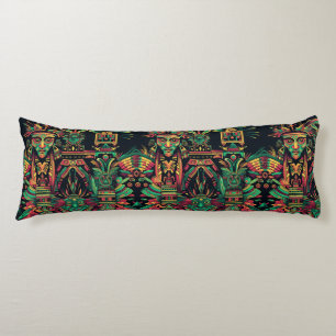Luxurious Cyan "Ancestral Paradigm" Comfort Body P Cushion