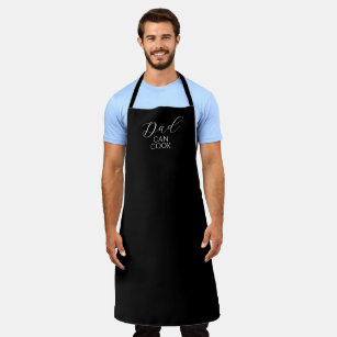 Luxurious Dad Can Cook Gift Apron