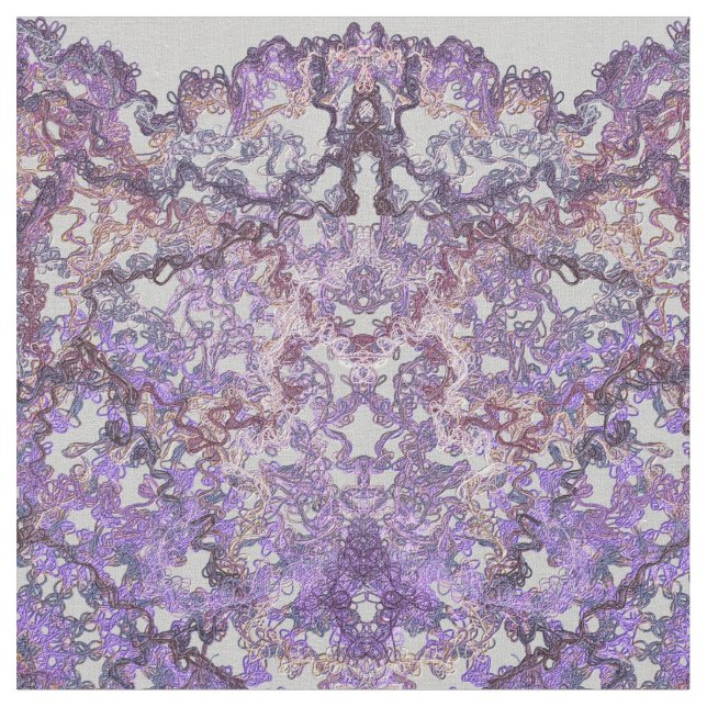 Luxurious, elegant laced pattern in faded-lilac fabric (Close Up)