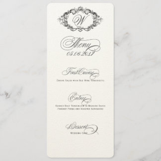 Luxurious & Elegant Wedding Menu