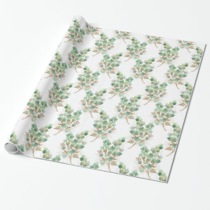 LUXURIOUS EUCALYPTUS DESIGN WRAPPING PAPER 