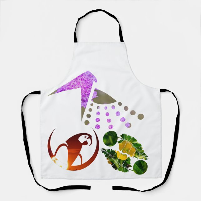 luxurious fashion art apron (Front)