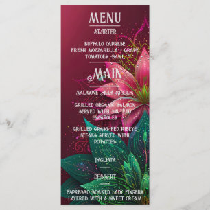 Luxurious Floral Wedding Invitation Suite