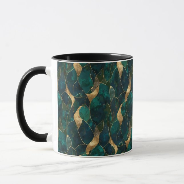 Luxurious Geometric Abstract Combo Mug (Left)
