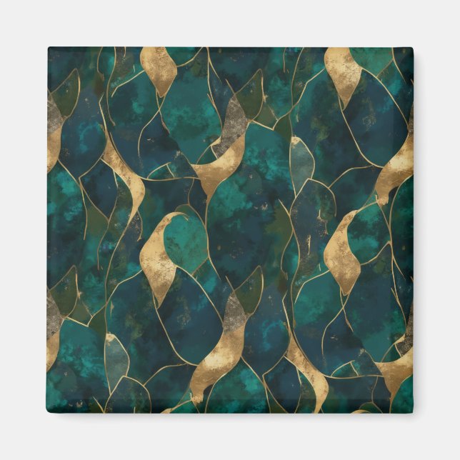 Luxurious Geometric Abstract Magnet (Front)