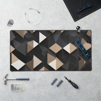 Luxurious Geometry Desk Mat