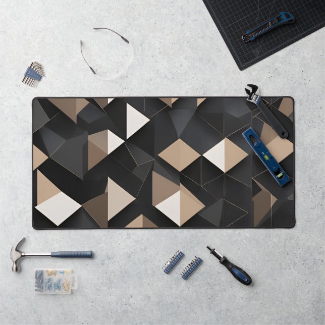 Luxurious Geometry Desk Mat (Workstation)