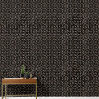 Luxurious Gold Black Geometrical