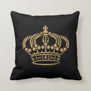 Luxurious Gold Crown Cushion