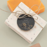 Luxurious Gold Floral Minimalist Wedding Favour Tags<br><div class="desc">Add a touch of elegance to your special day with our "Luxurious Gold Floral Minimalist Wedding Favour Tags" This exquisite design features a personalised names surrounded by delicate gold floral accents. The minimalist typography and rich colour palette, dominated by luxurious gold tones, create a sophisticated and timeless look. Perfect for...</div>