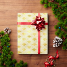 Luxurious Gold Seigaiha Wave Design Paper