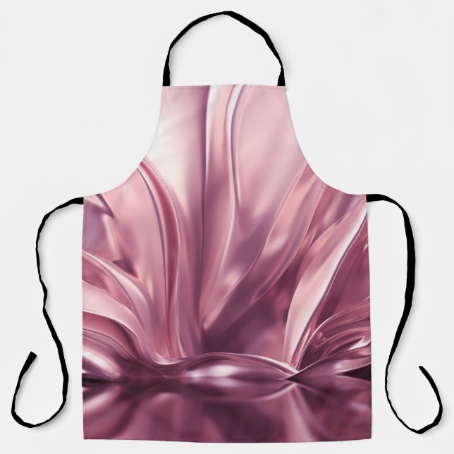 Luxurious Golden 3D Illustration Background Apron (Front)