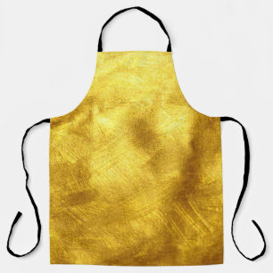 Luxurious Golden Texture Design Apron