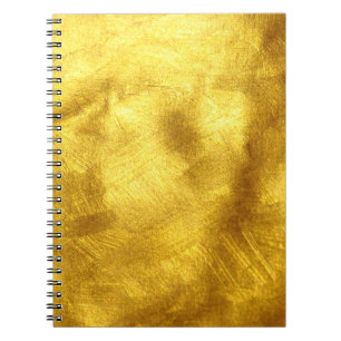 Luxurious Golden Texture Design Notebook