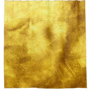 Luxurious Golden Texture Design Shower Curtain