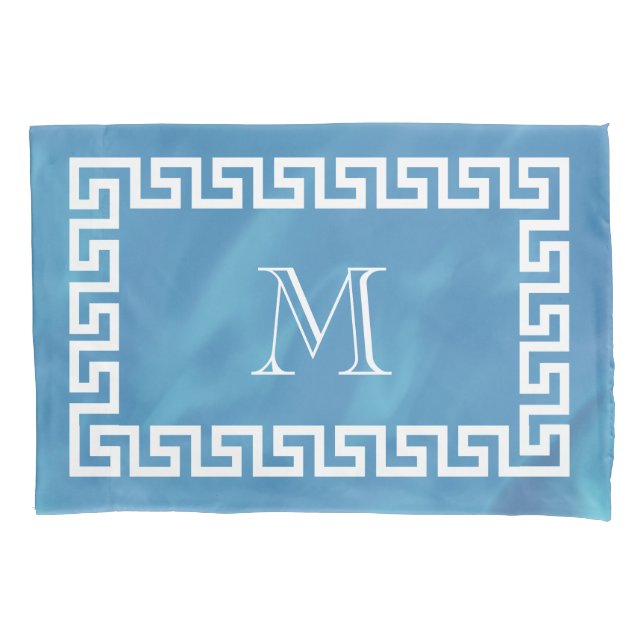 Luxurious Greek Key Pillow Cases (Front-Left)