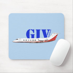 Luxurious Gulfstream IV Private Jet  Mouse Pad