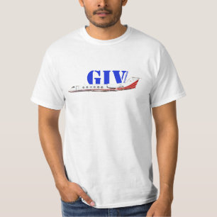 Luxurious Gulfstream IV Private Jet T-Shirt