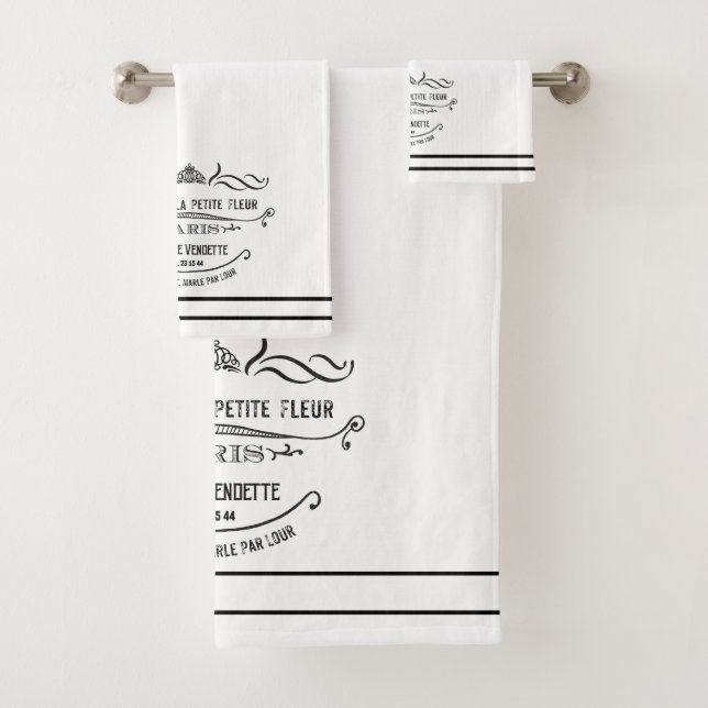 Luxurious L’ hotel De La Petite Fleur Bath Towel Set (Insitu)