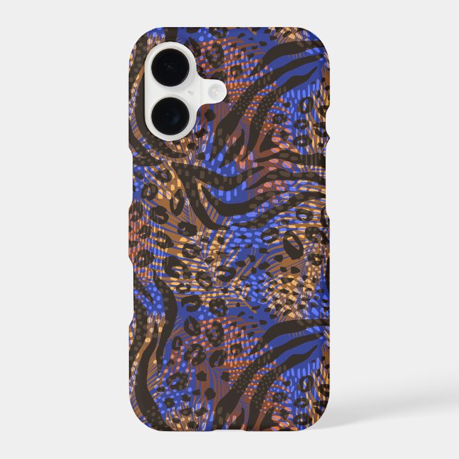 Luxurious Leopard and Zebra Print Pattern (Back)