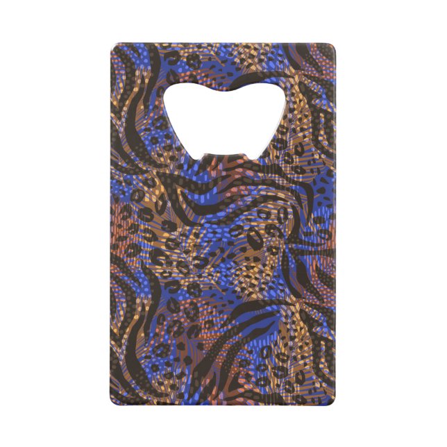 Luxurious Leopard and Zebra Print Pattern (Front)