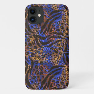 Luxurious Leopard and Zebra Print Pattern iPhone 11 Case