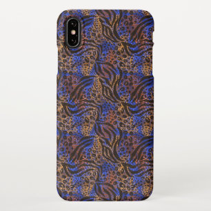 Luxurious Leopard and Zebra Print Pattern iPhone Case