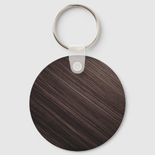 Luxurious Mahogany Wood Look Background Key Ring