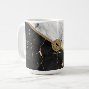 Luxurious Marbleised Personalised Coffee Mug