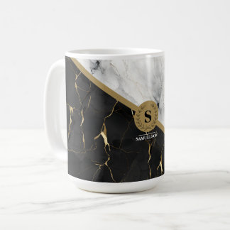 Luxurious Marbleised Personalised Coffee Mug