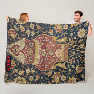 Luxurious Persian-Inspired Sherpa Blanket