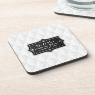 Luxurious Personalised Wedding Coaster