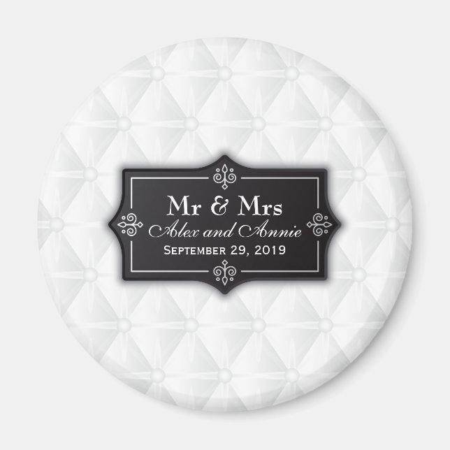 Luxurious Personalised Wedding | Magnet (Front)