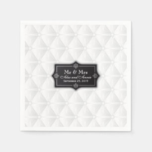 Luxurious Personalised Wedding   Napkin