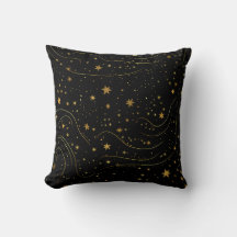 Luxurious Starry Night Accent Pillow