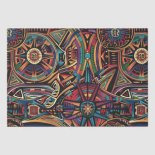 Luxurious Teal "Chronicle of the Ancients" Tissue Paper