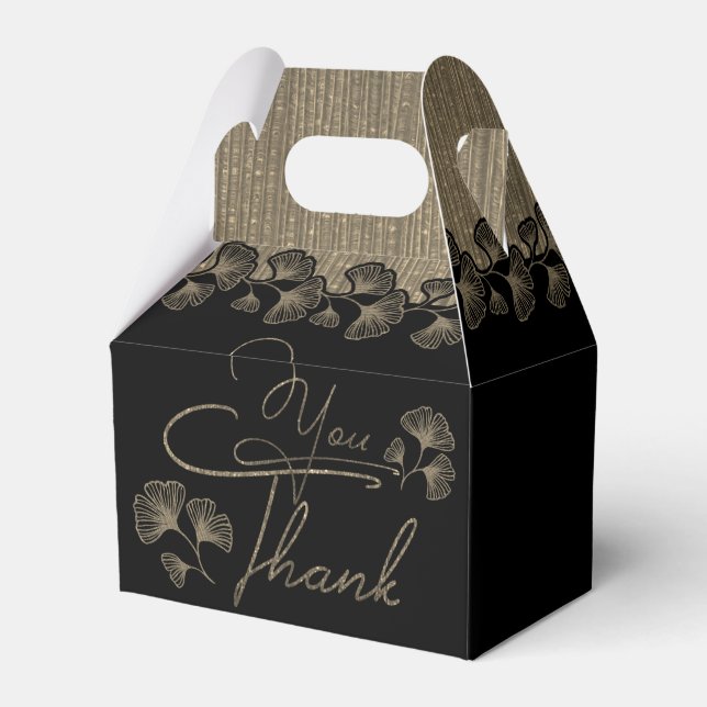 Luxurious Thanksgiving Black Gift Box (Back Side)