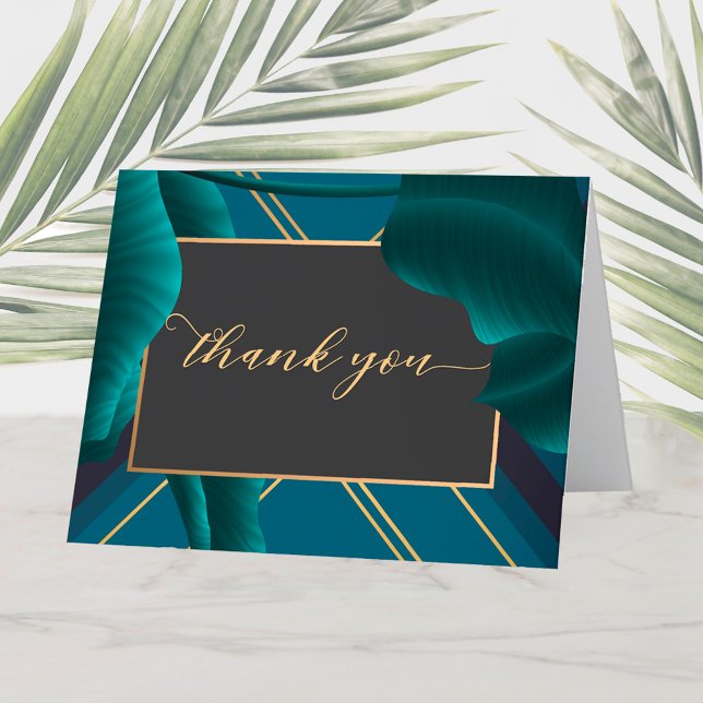 Luxurious Tropical Foliage Thank You (Creator Uploaded)
