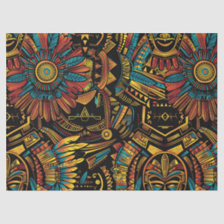 Luxurious Turquoise "Aztec Dream" Elegant Tissue P Paper