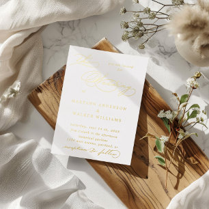 Luxurious Typography  Wedding