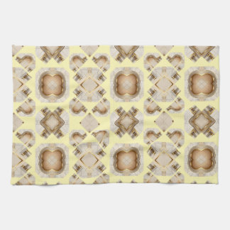 Luxurious vaulted fragments marble and gold tea towel