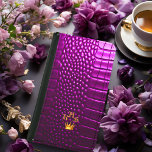 Luxurious Vivid Purple Faux Crocodile Samsung Galaxy S5 Wallet Case<br><div class="desc">Luxurious Vivid Purple Faux Crocodile Samsung Wallet - Personalised Monogram Experience luxury and elegance with our Vivid Purple Faux Crocodile Samsung Wallet, crafted for those who value style and functionality. This exquisite wallet features a vivid purple faux crocodile design, making a bold fashion statement while offering superior protection for your...</div>