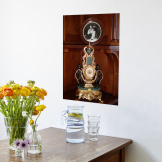 Luxurious watch  in the royal room Livadia palace Foil Prints