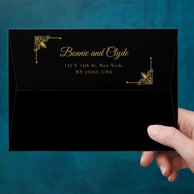 Luxury A7 Envelope for Wedding RSVP Invitations (Hand)