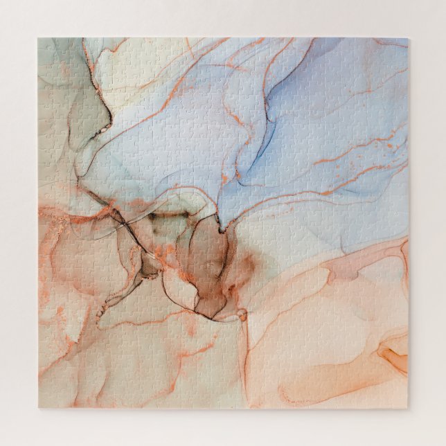 Luxury Abstract: Alcohol Ink Art Jigsaw Puzzle (Vertical)